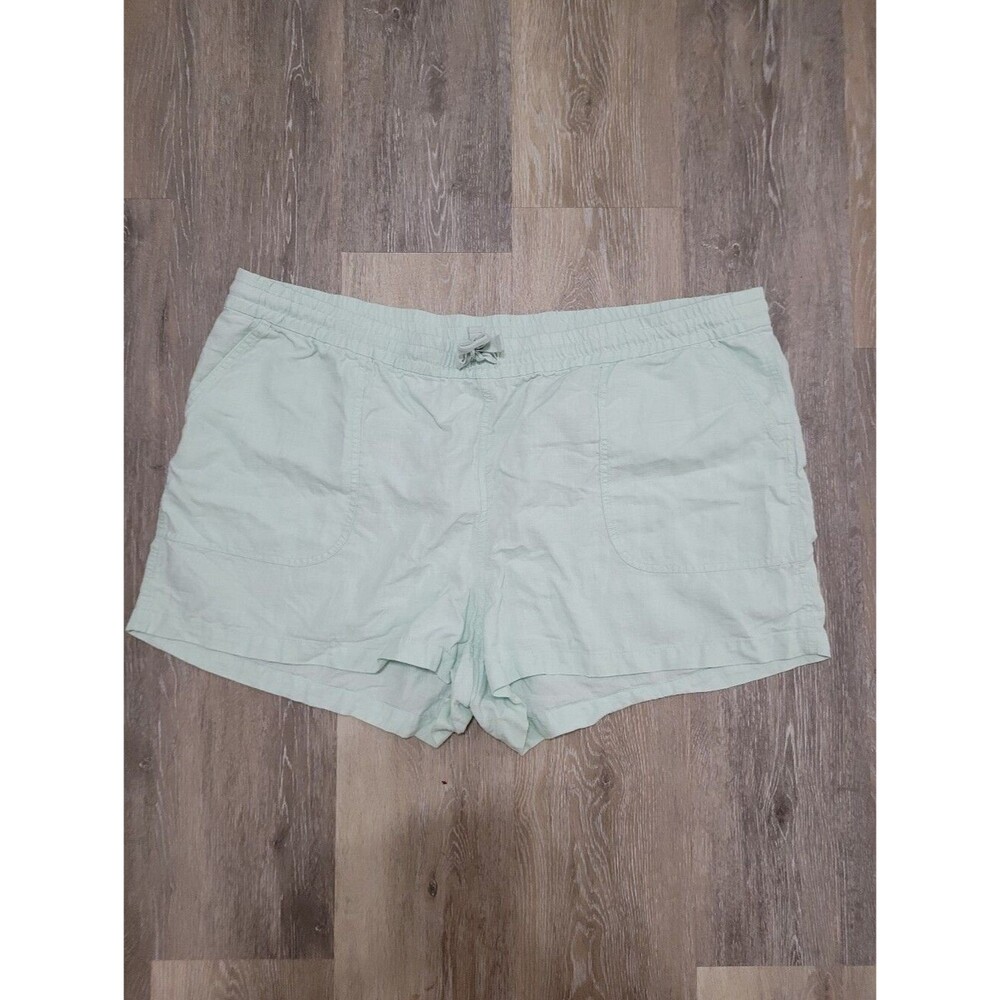 Mint Linen Blend Shorts 2x J Crew Minimalist Coastal Summer Boho